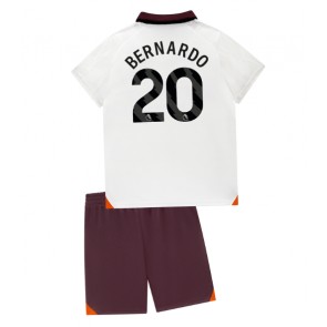 Manchester City Bernardo Silva #20 Bortaställ Barn 2023-24 Kortärmad (+ Korta byxor)